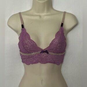 Cosmopolitan Fun Fearless Female Lace Bralette Bra Size S